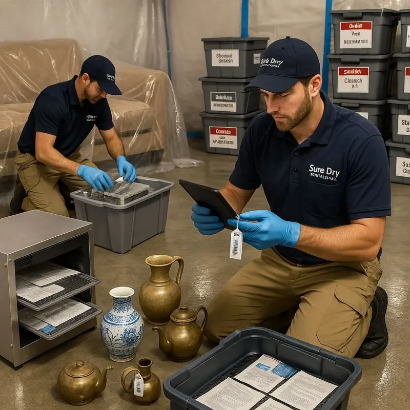 Content Protection and Restoration process in White Pigeon, MI