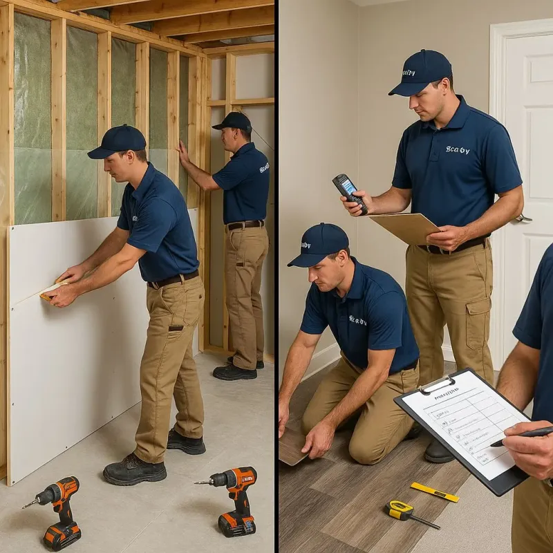 Repairs and Reconstruction process in White Pigeon, MI