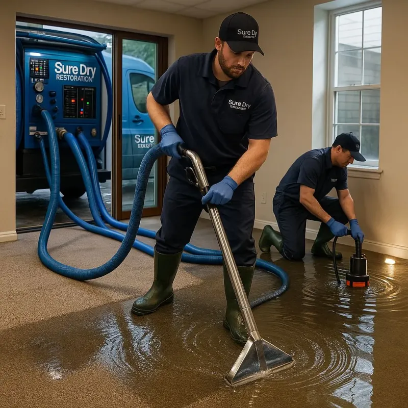 Water Extraction and Removal process in White Pigeon, MI